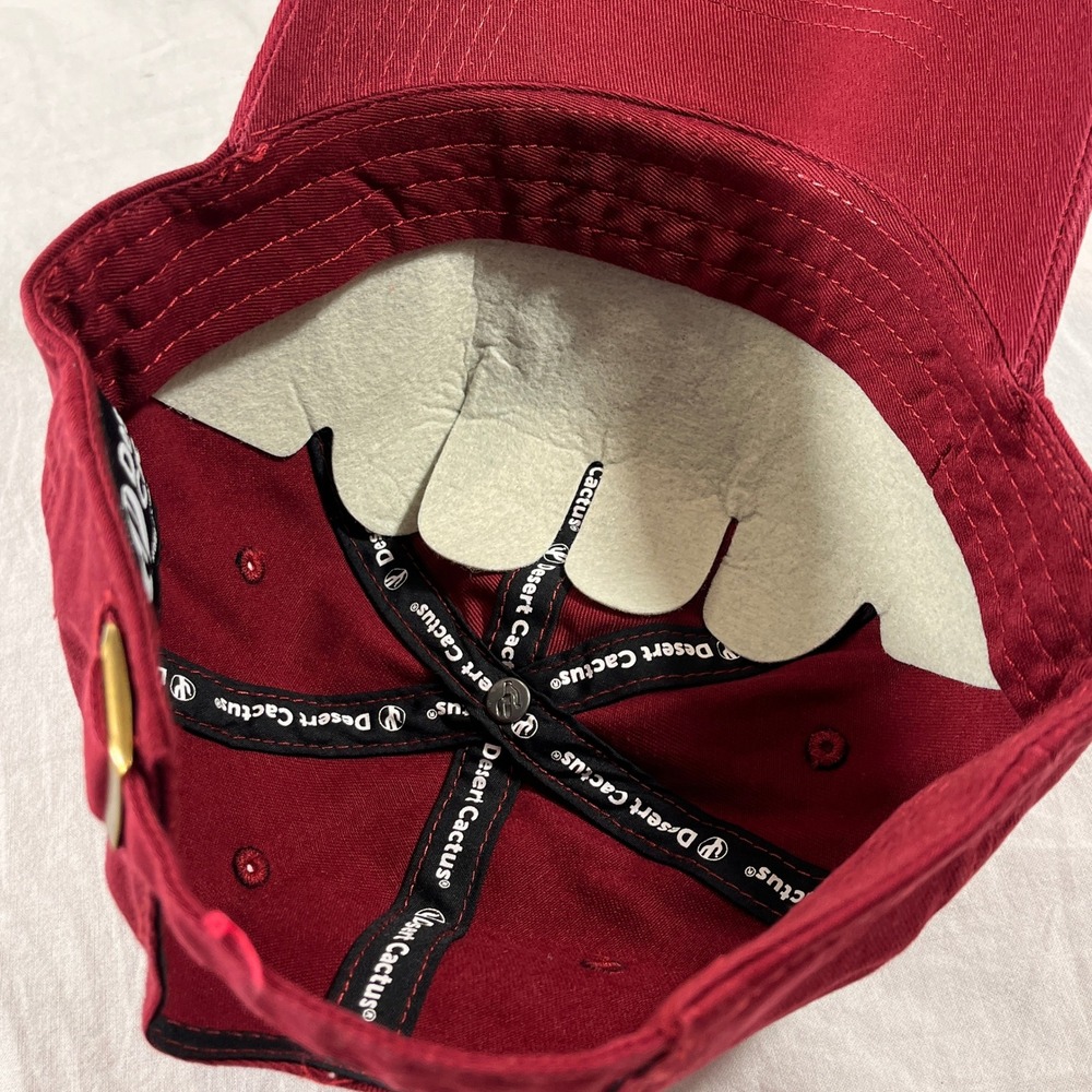 Desert Cactus Fordham University Baseball Hat Adult OS Red NEW Rams Embroidered - Picture 6 of 9